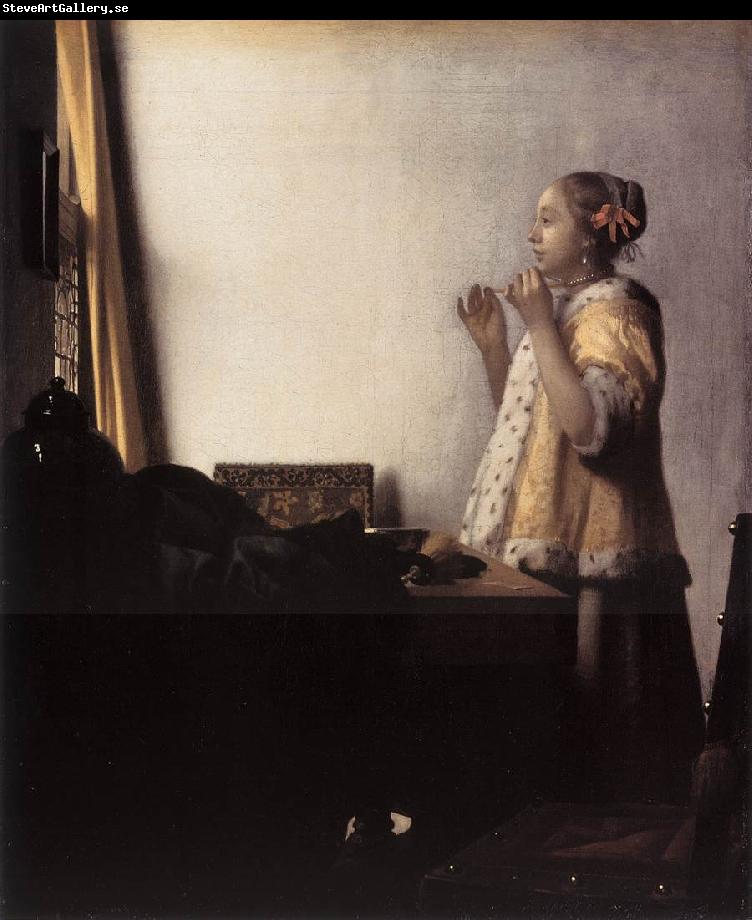 Jan Vermeer Woman with a Pearl Necklace